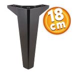 Lüks Mobilya Kanepe Sehpa TV Ünitesi Koltuk Ayağı 18 cm Siyah Baza Ayak