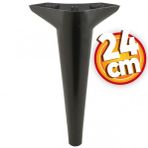 Lüks Mobilya Kanepe Sehpa TV Ünitesi Koltuk Ayağı 24 cm Siyah Baza Ayak