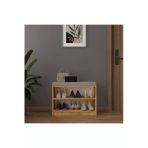 Lüks Puflu Ayakkabılık Ve Askılık %100 Mdf 2 Raflı Portmanto Seti Puf02 Petra