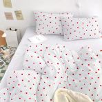 Lüks Ranforce Kumaş %100 Pamuklu Çift Kişilik Nevresim Takımı 200X220 - Lastikli Çarşaf 180X200+25