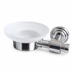 Lüks Sabunluk Krom Metal Banyo Sabunluk Modeli Duvara Monte Modern Şık Kullanışlı Banyo Aksesuarı