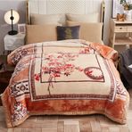 Lüks Sahte Vizon Battaniye King Size Kış Kalın Peluş Battaniye Yumuşak Sıcak ve Rahat Kore Tarzı 10LB Ağır Polar 200X30cm 78x91 inç 2 Kat Raschel Battaniye