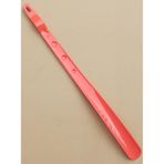 Lüks Uzun-Kısa Saplı Plastik Ayakkabı Çekeceği - Renkli Seçenekler - Eğilmeden Kolay Kullanım (Turuncu, 64 cm)