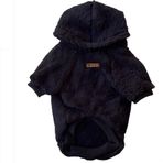 Luli Pet XL Peluş Kapüşonlu Siyah Kedi Köpek Sweatshirt