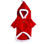 Luli Pet Xl Yılbaşı Kapüşonlu Polar Kedi Köpek Sweatshirt