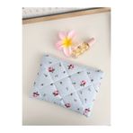 Lulishop Vintage Çiçek Desenli Kumaş Makyaj Çantası Çanta İçi Organizer