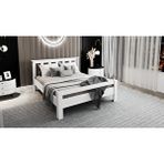 Lullaby Furniture Still 160x200 Yatak Uyumlu Çift Kişilik Mdf Beyaz Karyola