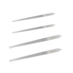 Lulong 4PC 8 Elmas Toz Tırnak Törpüsü - Paslanmaz Çelik Tırnak Şifonyer - 2PC 9 INÇ & 2PC 6 INÇ