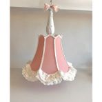 Lulu Avizem Luluavizem Patentli Yıkanabilir Bebek/ Çocuk Odası Avize Pembe Ponpon Detaylı Modern