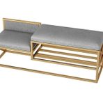 Lulu Gold Metal Gri Benç Ayakkabılık