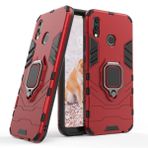 LuluMain Huawei P20 Lite, Huawei Nova 3e Kılıfı ile uyumlu, 360 Derece Dönen Stand Halka Telefon Standı Manyetik Telefon Tutucu (Kırmızı)