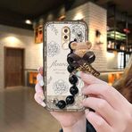Lulumi-Phone Case For Huawei Honor 6X/GR5 2017/Mate 9 Lite, cute Skin-friendly feel Simplicity Black pearl pendant cell phone sleeve Anti-knock Dirt-resistant Cartoon phone cover