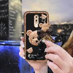 Lulumi-Phone Case For Huawei Honor 6X/GR5 2017/Mate 9 Lite, phone cover mobile phone case mobile case phone pouch protective case silicone Black pearl pendant Simplicity Cartoon