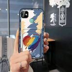 Lulumi-Phone Case For infinix X612/Smart HD 2021, TPU phone protector Card slot phone cover Back Cover Cute phone pouch Cover cell phone cover Shockproof Durable Graffiti Silicone