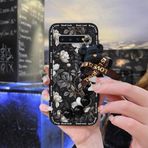 Lulumi-Phone Case For Samsung Galaxy S10 Plus/S10+/SM-G975N, Bear bracelet cell phone sleeve mobile case silicone cell phone cover Skin-friendly feel phone case phone pouch cute