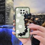 Lulumi-Phone Case For Xiaomi Redmi K30 Pro/Poco F2 pro/K30Pro Zoom, mobile case protective case Black pearl pendant Bear bracelet Back Cover phone cover cell phone cover silicone