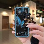 Lulumi-Phone Case For Xiaomi Redmi K40 Gaming Edition/POCO F3 GT, Simplicity cell phone cover protective case Cartoon phone case Dirt-resistant Black pearl pendant phone cover