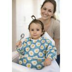 Lulunun Renkleri Uzun kollu bebek mama önlüğü 6-24 ay / su geçirmez / leke tutmaz - Açık Mavi - 0 - 2 Yaş