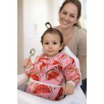 Lulunun Renkleri Uzun kollu bebek mama önlüğü 6-24 ay / su geçirmez / leke tutmaz - Kırmızı - 0 - 2 Yaş