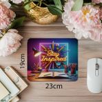 Luluyen Canlı Işıklarla Tasarlanmış 3D Motivasyon Mousepad - 19X23 cm 2 mm Dikdörtgen Ithal Baskılı Mouse Pad - Özel Baskı - Renkli