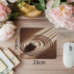 Luluyen Işığa Göre Gölgelendirilmiş Zen Mousepad - 19X23 cm 2 mm Dikdörtgen Ithal Baskılı Mouse Pad - Özel Baskı - Renkli