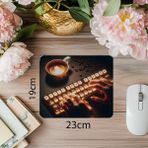 Luluyen Kahve Klavye Yazılı Kod Mousepad - 19X23 cm 2 mm Dikdörtgen Ithal Baskılı Mouse Pad - Özel Baskı - Renkli