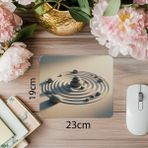 Luluyen Sade Meditasyon Taşları Tasarımı Mouse Pad - 19X23 cm 2 mm Dikdörtgen Ithal Baskılı Mouse Pad - Özel Baskı - Renkli