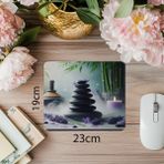 Luluyen Üst Üste Dizilmiş Zen Taşları Mousepad - 19X23 cm 2 mm Dikdörtgen Ithal Baskılı Mouse Pad - Özel Baskı - Renkli