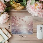 Luluyen Yumuşak Pembe Gölge Efektli Mouse Pad - 19X23 cm 2 mm Dikdörtgen Ithal Baskılı Mouse Pad