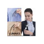 LUMAKS Gözlük tutucu manyetik güçlü mıknatıslı yakalık isimlik tutucu kulaklık tutucu gümüş