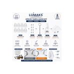 LUMAKS Profesyonel Gözlük Onarım Seti | Silikon Burunluk + Vida + Tornavida + Temizleme Spreyi