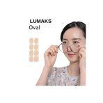 LUMAKS Ten Rengi Oval Tip Gözlük Burun Pedi – Kaymaz Yumuşak Burunluk, Kendinden Yapışkanlı (8 Adet)