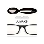 LUMAKS Ultra İnce Silikon Gözlük Burunluğu Kaymaz, Şeffaf, 1 mm Gözlük Burun Pedi Şeffaf (1 Çift)