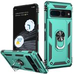 LUMARKE Ekran Koruyucu ile Google Pixel 7 Pro Kılıf, Geçiş 16 ft. Manyetik Halka Kickstand ile Düşme Test Askeri Sınıf Kapak, Google Pixel 7 Pro Teal için Koruyucu Telefon Kılıfı