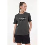 Lumberjack 6M Wl 11Power 6Fx Kadın Antrasit T-Shirt - 102239882