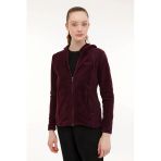 Lumberjack 7Ct657 Wb Kadın Mor Kapüşonlu Polar Ceket 101782303