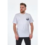 Lumberjack Bisiklet Yaka Baskılı Beyaz Erkek T-Shirt 2S11OTBL3FX