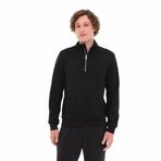 Lumberjack BS47 Dik Yaka Sweatshirt, L, 20-102024315-2, Siyah, erkek