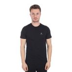 Lumberjack Ct102 Düz Siyah Bisiklet Yaka Erkek T-Shirt