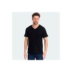 Lumberjack Ct106 V Neck Erkek Siyah Yuvarlak Yaka Tişört, L