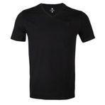 Lumberjack Ct106 V Neck Erkek Siyah Yuvarlak Yaka Tişört, M