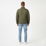 Lumberjack Dik Yaka Mont, S, 20-102029459-2, Haki, Erkek