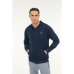 Lumberjack Erkek Basic Sweatshirt Hoodie SN72 3fx Lacivert/navy 13S420SN72 - XL