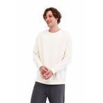 Lumberjack Erkek Bej Sweatshirt 2XL Beden MB SN75 C NECK SW 5PR Modeli