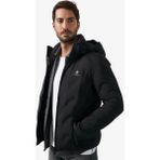 Lumberjack Henry Coat 2SN17 Erkek Mont Uzun Kol Kapüşonlu Siyah Kalın Kesim - XL