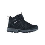 Lumberjack Kadın Siyah Outdoor Bot Düz Tekstil Malzeme ile Bağcıklı Taban Tasarımı