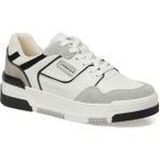 Lumberjack Kadın Sneaker Beyaz Siyah Düz Taban Günlük Stil İçin Rahat Ayakkabı-A102022394 - Beyaz - Siyah