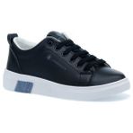 Lumberjack Kadın Suni Deri Sneaker Ayakkabı Siyah Termo Taban 36-40 Bağcıklı Tasarım
