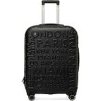 Lumberjack Lugano -B Abs 5pr Siyah Unisex Büyük Boy Valiz