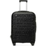Lumberjack Lugano -O Abs 5pr Siyah Unisex Orta Boy Valiz